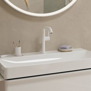 Hansgrohe Tecturis S Mitigeur de lavabo/vasque 210 Fine CoolStart avec garniture de vidage clic-clac, 73360700,