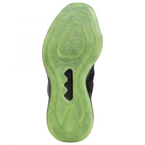 Adidas Deep Threat J, Basket Mixte Enfant, Negbás/Versen/Negbás, 36 2/3 EU