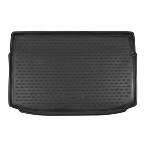 J&J AUTOMOTIVE | Tapis De Coffre Caoutchouc Premium Compatible avec Polo 6 Depuis 2017, Protecteur de Coffre, Bord Haut, Antidérapant, Inodore