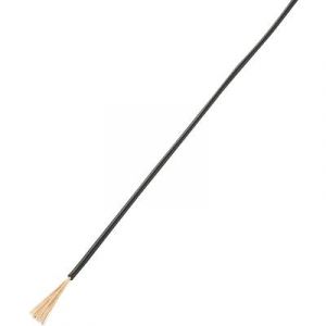 Tru Components Fil de c&acirc;blage LiFY 1567809 1 x 0.25 mm&sup2; noir 100 m
