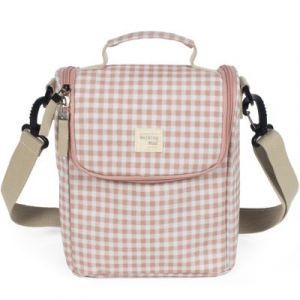 Image de Walking Mum Sac repas isotherme I Love Vichy rose