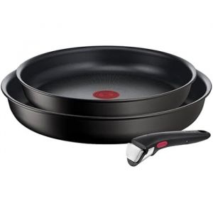 Tefal Poêle - Ingenio Unlimited - 24+28 cm - Aluminium - Anti-adhésif