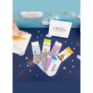 Sock Affairs - Coffret Cadeau Le Petit Prince - 4 Paires de Chaussettes Adulte