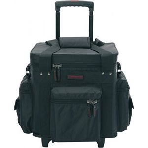 Magma 40540 Trolley pour disques - Noir/Rouge