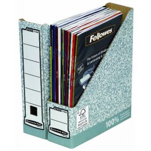 Fellowes Bankers Box Lot de 10 Porte-revues A4 gris