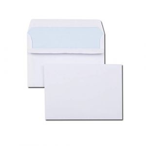 Image de La couronne Enveloppes 114x162 - blanches - autocollantes - 80 g - boîte de 500