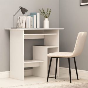 Image de VidaXL Bureau Blanc 80 x 45 x 74 cm Aggloméré