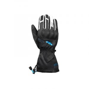 Ixon Gants cuir/textile Pro Eddas noir/gris/bleu- 3XL