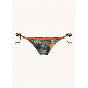 Banana Moon Bas de maillot de bain slip ficelles Jaka Palmhills Multicolore - Taille S