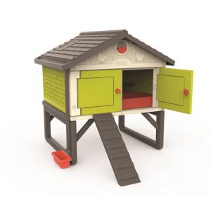 Smoby Jeu de plein air Cot Cot Cottage pour 5 poules
