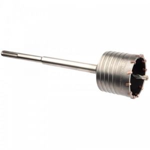 Diager Kit trépan carbure SDS+ Crusher diamètre 66 mm et porte trépan SDS+