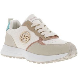 Baskets basses FEMME Les Petites Bombes beige et à lacets