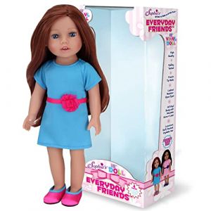 Teamson Sophia's par Kids 18 "All Vinyl Auburn Hair Poupee Hailey avec des Yeux Bleus