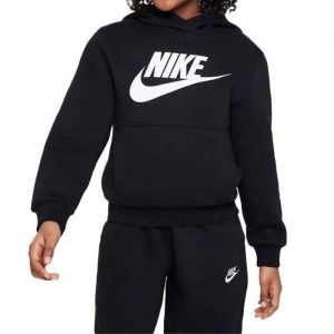 Nike Sweat &agrave; Capuche NSW Club Fleece - Noir/Blanc Enfant, pointure S: 128-137 cm - ['Noir'] - Taille S: 128-137 cm