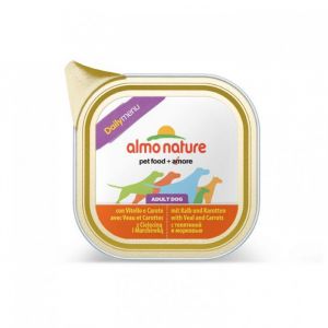 Almo Nature Barquette daily menu veau carottes 100g