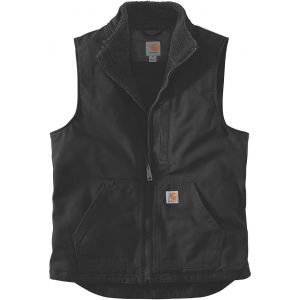 Carhartt Duck Mock Neck Gilet Noir 2XL