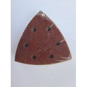 Kwb Patins abrasifs triangulaires QUICK-STICK, BOIS & M&Eacute;TAL, corindon affin&eacute;, 96 mm - 542836