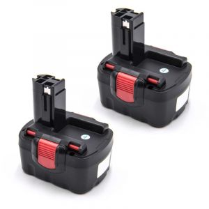 Vhbw 2x Batterie Ni-MH 1500mAh (14.4V) pour outils 35614, 3660CK, 3660K, 4 VE, 52314, 53514 comme Bosch 2 607 335 264, 2
