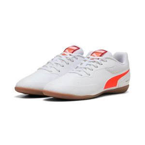 Puma Truco Iii It - Blanc/glowing Red/noir Enfant - Terrain Futsal (Ic), pointure 34 - ['Blanc'] - Taille 34