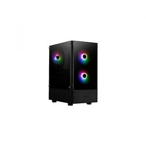 Gamdias Boitier PC Moyen Tour ATX Talos E3 RGB avec panneau vitré - Noir