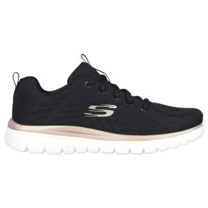 Skechers Chaussures Graceful - Get Connected noir doré blanc femme - 37