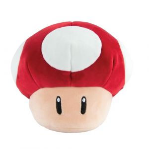 Tomy Club Mocchi Mocchi Super Mario Champignon Junior Jouet en Peluche de 15 cm - Jouets Super Mario &agrave; Collectionner pour Les 3 Ans et Plus