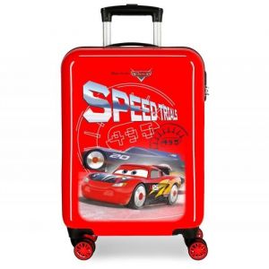 Image de Valise cabine enfant 4 roues garçon Pixar voiture valises roulettes avion course flash mcqueen