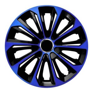 Centurion NRM 14" kit enjoliveurs de roue bleu/noir set complet de 4 pièces