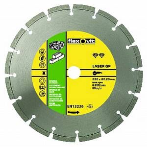 Flexovit Disque diamant de tronçonnage IndustrialLine Laser GP ø150x10x2.5x22.23mm F 184626412