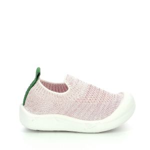 Kickers Chaussons semelle souple Kick Easy Rose/Blanc - Taille 19;20;21;22;23;24;25