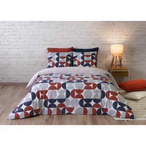 Atelier Du Coton - Parure housse de couette Blanc 260x240 131176 - Blanc