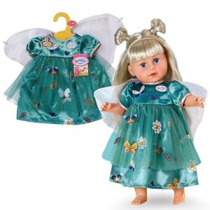 Zapf Creation BABY born Feenkleid mit Flügeln 43cm