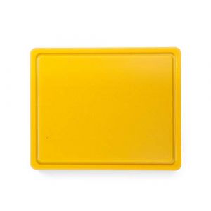 Hendi Planche à Découper haccp - gn 1/2 - Jaune - 12 mm d'Epaisseur - Jaune
