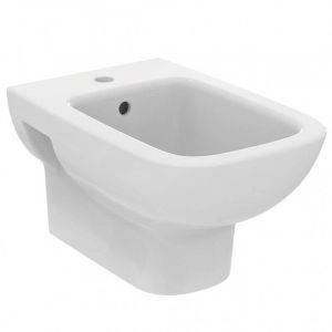 Ideal Standard I.Life a - Bidet suspendu, 355x540 mm, avec trop-plein, trou pour robinetterie, blanc T471801