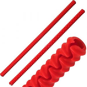 Igadgitz Home U6785 Protection Four Protecteur de Grille Étagère de Four en Silicone Protège Contre Brûlures - Rouge, 2 Pièces