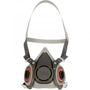 3M Masque partiel taille unique 6200 PRO avec cartouches anti-poussière et anti-gaz