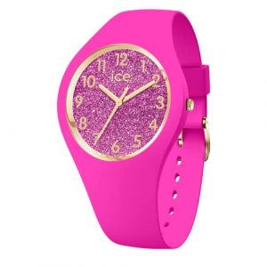 Image de Ice Watch ICE-WATCH - ICE Glitter Neon Pink - Montre Rose pour Femme avec Bracelet en Silicone - 021224 (Small)