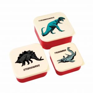 Lunch box à goûter Rex London Prehistoric Land (x3)
