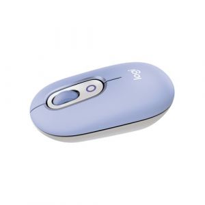 Logitech LogitPOP Mouse, Bluetooth sans fil compacte et portable - Lilas