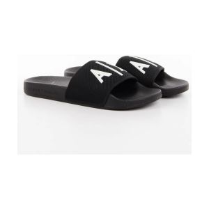 Armani Exchange Claquette Milano Homme Noir