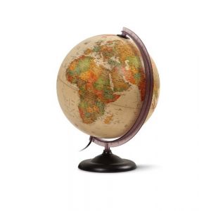 Image de Q-connect Globe Type Antique Géographique Diamètre 30cm 71692