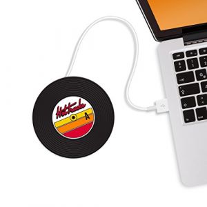 Mustard Chauffe Tasse Usb Disque Vinyle