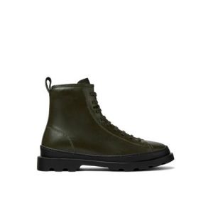 Camper Bottines Brutus cuir Vert - Couleur Vert - Taille 35
