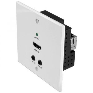 Lindy 70m Cat.6 hdmi 4K60, ir & RS-232 HDBaseT uk Wall Plate Extender, Transmitter hdmi, ir (jack 3,5 mm) Répéteur (extension) 70 m V925523 -