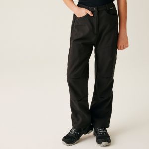 Regatta Pantalon Softshell Pour Enfant Noir, Taille: 11-12 ans - Réduction - Vendredi noir reduction