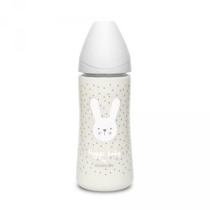 Suavinex Biberon hygge baby lapin 360 ml gris