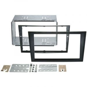 Acv Adaptateur de fa&ccedil;ade soft touch 2-DIN Opel Combo / Corsa / Meriva charbon