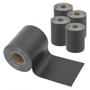 [en casa] Lot de 4 bandes de brise vue Jesteburg PVC 140 m x 19 cm 26,6 m&sup2; gris anthracite RAL 7016