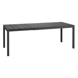 Nardi Table extensible Rio - antracite - Longeur 140 / 210 cm