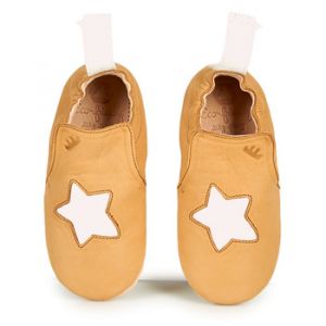 Easy Peasy Chaussons enfant BLUBLU ETOILE - Couleur 25,26,27 - Taille Marron